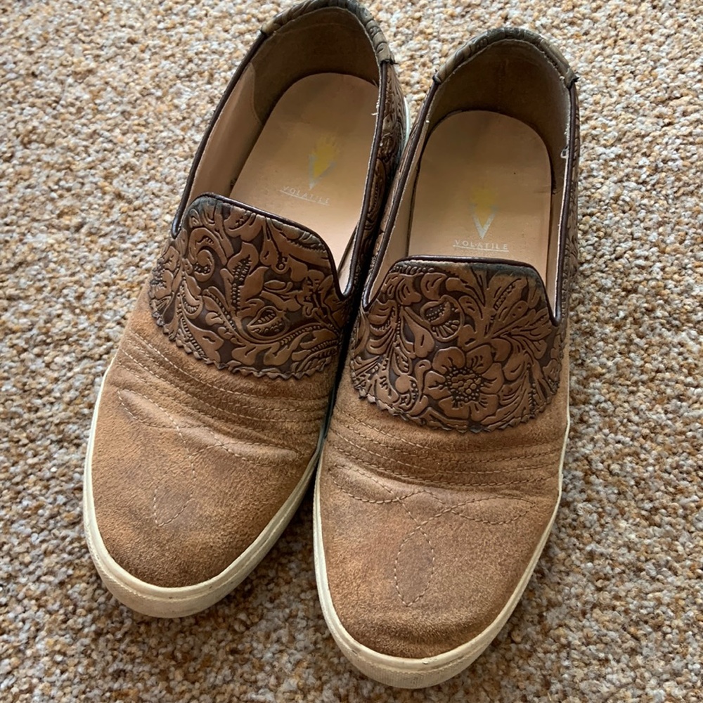 Suede shoes